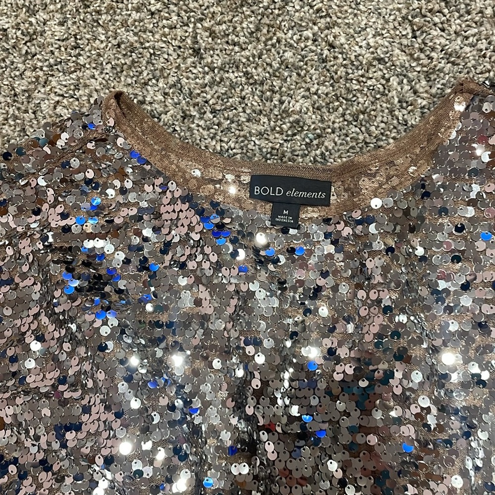 Medium Sequined Top By Bold Elements - image 2